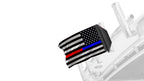 USA Subdued Thin Blue-Red Line 12"x18" Forever Wave Flag for Boats
