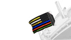 USA Subdued First Responders 12"x18" Forever Wave Flag for Boats