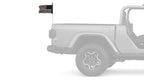 USA Subdued Thin White Line 12"x18" Forever Wave Flag for Jeep Wrangler JL 2-Door 2018-Present