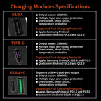 BMW E30 FRONT USB CHARGING MODULES