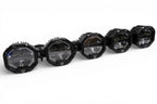 5 Light U-Con Interlocking Off Road LED Pod With Amber or White DRL Running Light