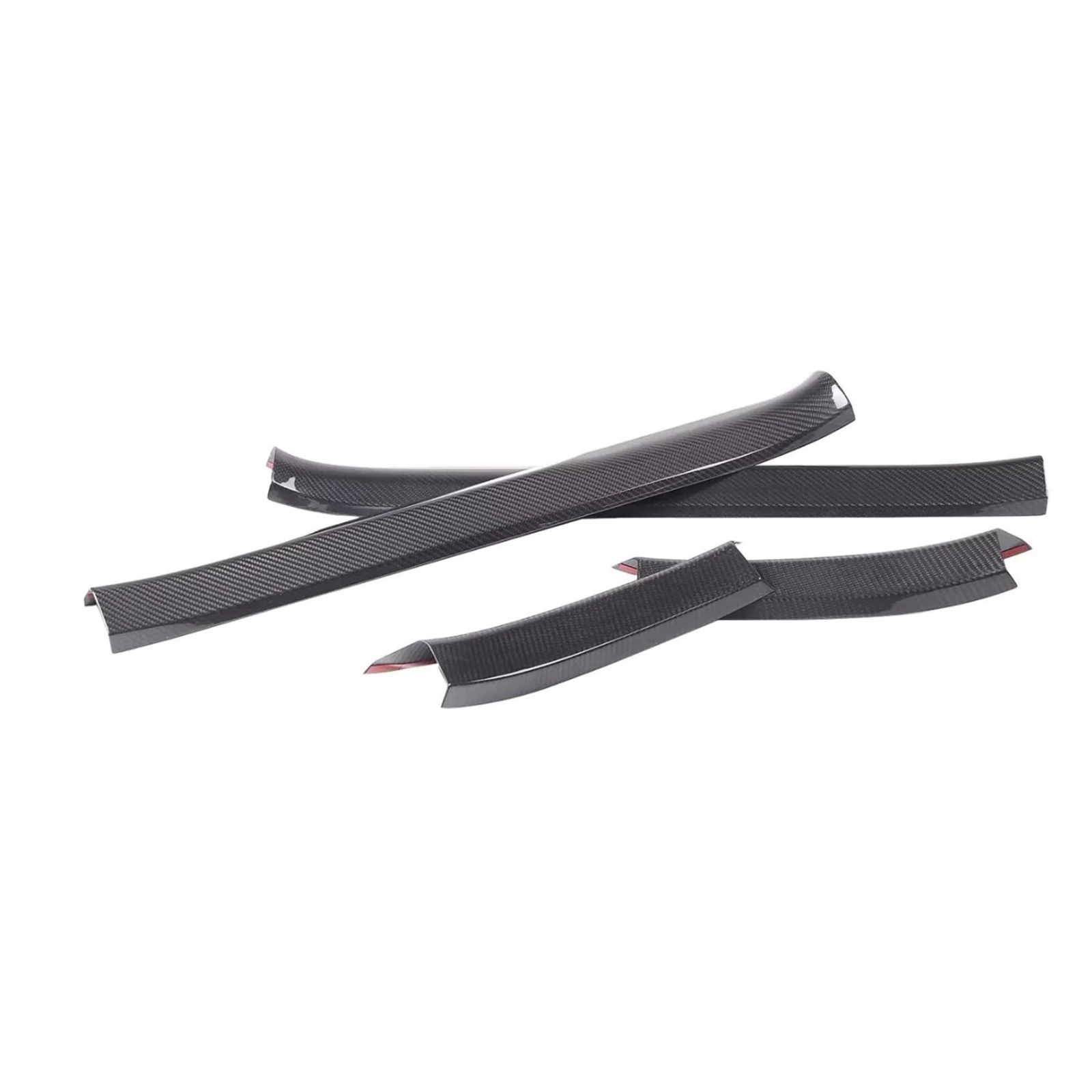 Carbon Fiber Interior Door Sill Trim Cover for Chevrolet Corvette C8 Z51 Z06 - Bull Boost Performance