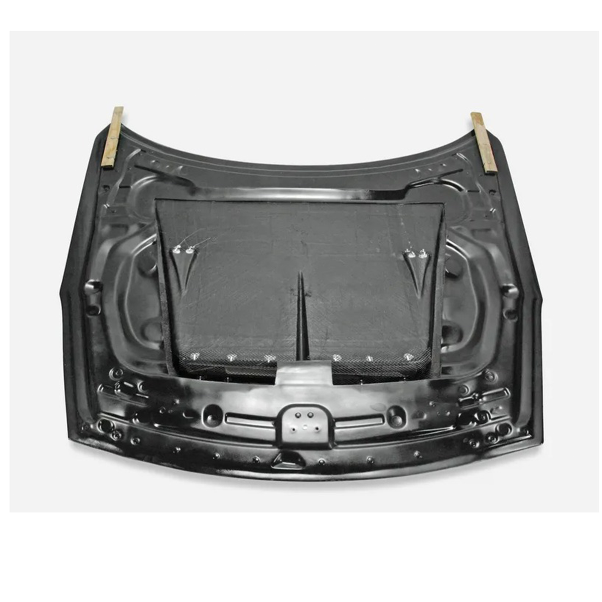 Vented Carbon Fiber Hood for Nissan GT R R35 by Stratec Systems