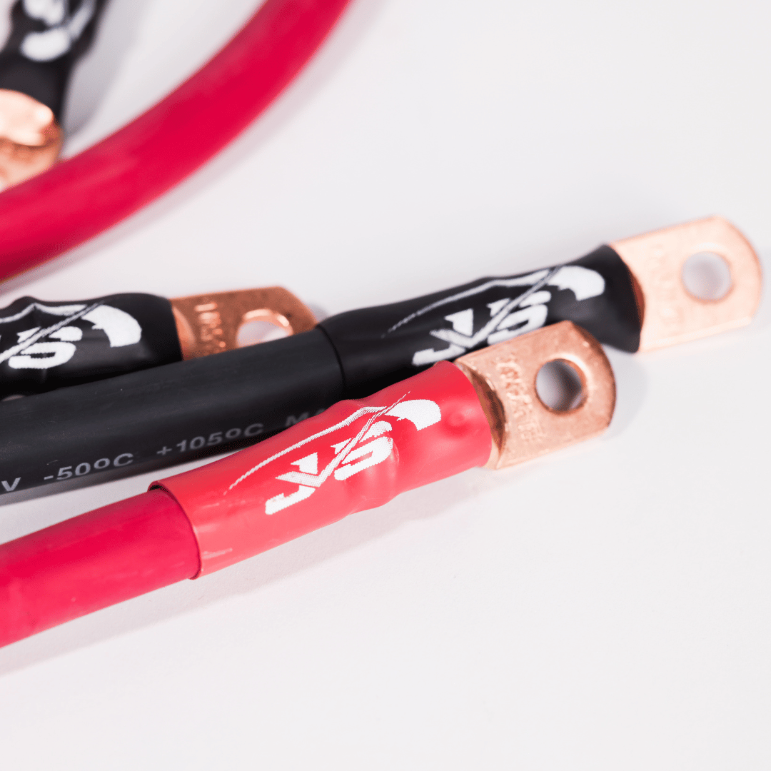 Universal Big 3 Wiring Upgrade Kit (20ft 2/0 Positive, 1 4ft 1/0 Ground, 1 3ft 1/0 Ground) by JS Alternators