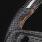 Flat Top & Bottom Real Carbon Fiber Steering Wheel for Jeep Wrangler JL (2018+)