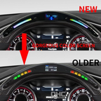 Carbon Fiber LED Heated Steering Wheel for Dodge 2015-2026