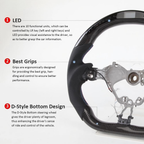 Carbon Fiber LED Steering Wheel for Toyota GR86/BRZ 2017-2025