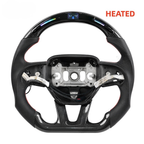 Carbon Fiber LED Heated Steering Wheel for Dodge 2015-2026