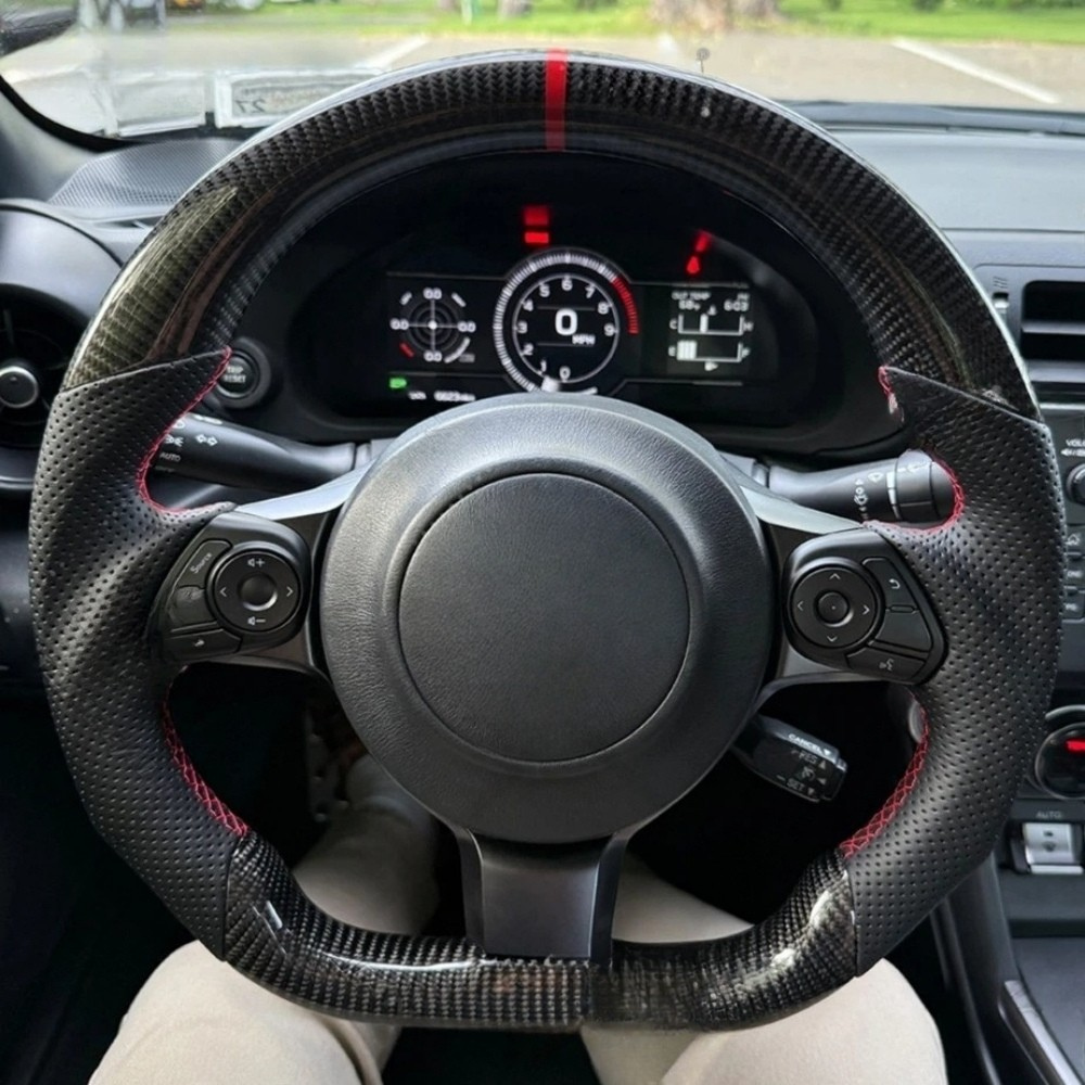 Carbon Fiber LED Steering Wheel for Toyota GR86/BRZ 2017-2025