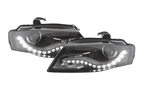 Audi A4 (B8/8K) OE+ Black Headlights - (2008-2011)