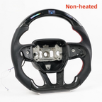 Carbon Fiber LED Heated Steering Wheel for Dodge 2015-2026
