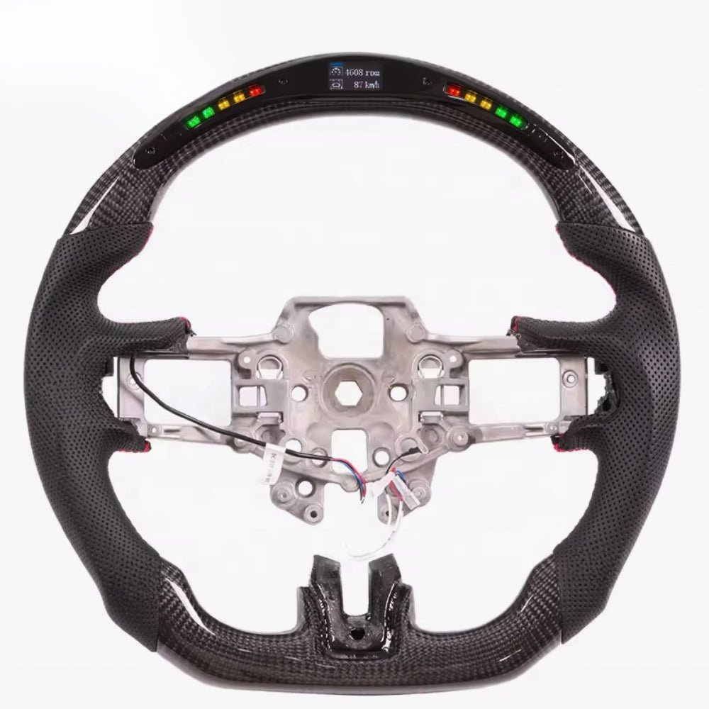 Ford Mustang GT LED Carbon Fiber Steering Wheel 2015-2017