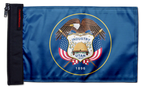 State Flag Utah "Old Style" 12"x18" Forever Wave Flag for Jeep Wrangler JL 2-Door 2018-Present