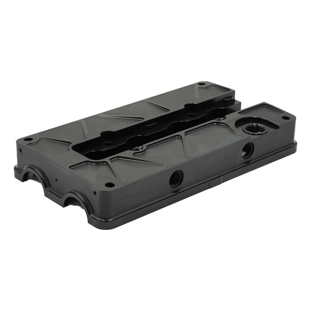 Billet B Series Vented Valve Cover Baffle B16 B18 AN10 For Honda Acura DOHC Vtec - Bull Boost Performance