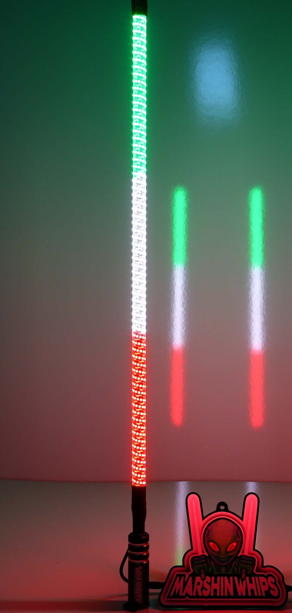 V2 Black Out LED Whip: The Ultimate Stealth Single