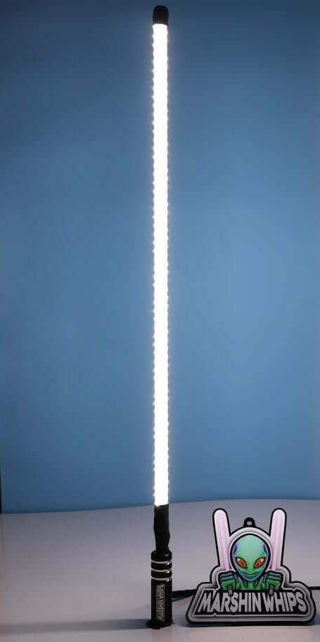 V2 Black Out LED Whip: The Ultimate Stealth Single