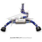 Titanium Valved Catback Exhaust System for Audi RS3 TTRS 2.5T - Bull Boost Performance