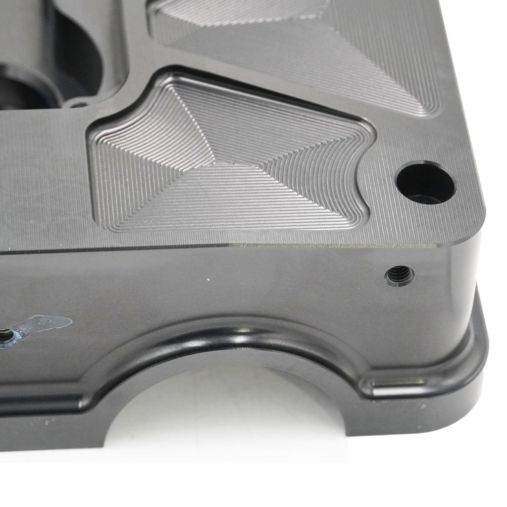 Billet B Series Vented Valve Cover Baffle B16 B18 AN10 For Honda Acura DOHC Vtec - Bull Boost Performance
