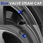 RT 108 Acorn Grip Blue Valve Caps