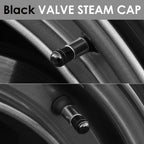 RT 162 Two Grip Round Top Valve Caps - Black