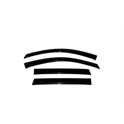 Ventshade 94515 Side Window Visor, Original Ventvisor, Stick-On, Front / Rear, Plastic, Dark Smoke, Crew Cab, GM Fullsize SUV / Truck 2007-13, Kit