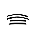 Ventshade 94515 Side Window Visor, Original Ventvisor, Stick-On, Front / Rear, Plastic, Dark Smoke, Crew Cab, GM Fullsize SUV / Truck 2007-13, Kit