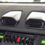 Carbon Fiber Air Vent AC Trim Replacement Set for Lamborghini Huracan - Bull Boost Performance