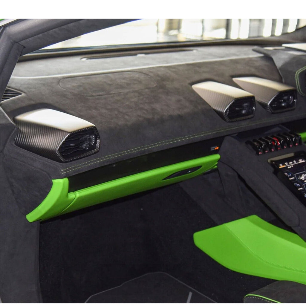 Carbon Fiber Air Vent AC Trim Replacement Set for Lamborghini Huracan - Bull Boost Performance