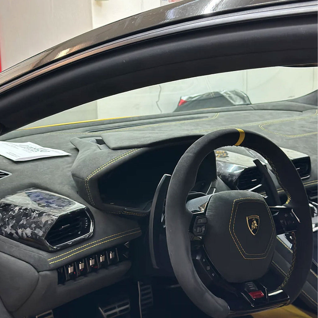 Carbon Fiber Air Vent AC Trim Replacement Set for Lamborghini Huracan - Bull Boost Performance