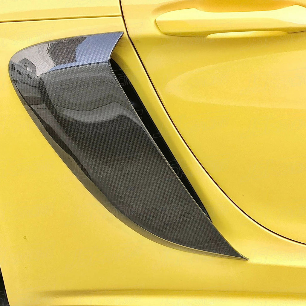 GT4 Style Carbon Fiber Side Vents for Porsche Cayman 718 16-19 - Bull Boost Performance