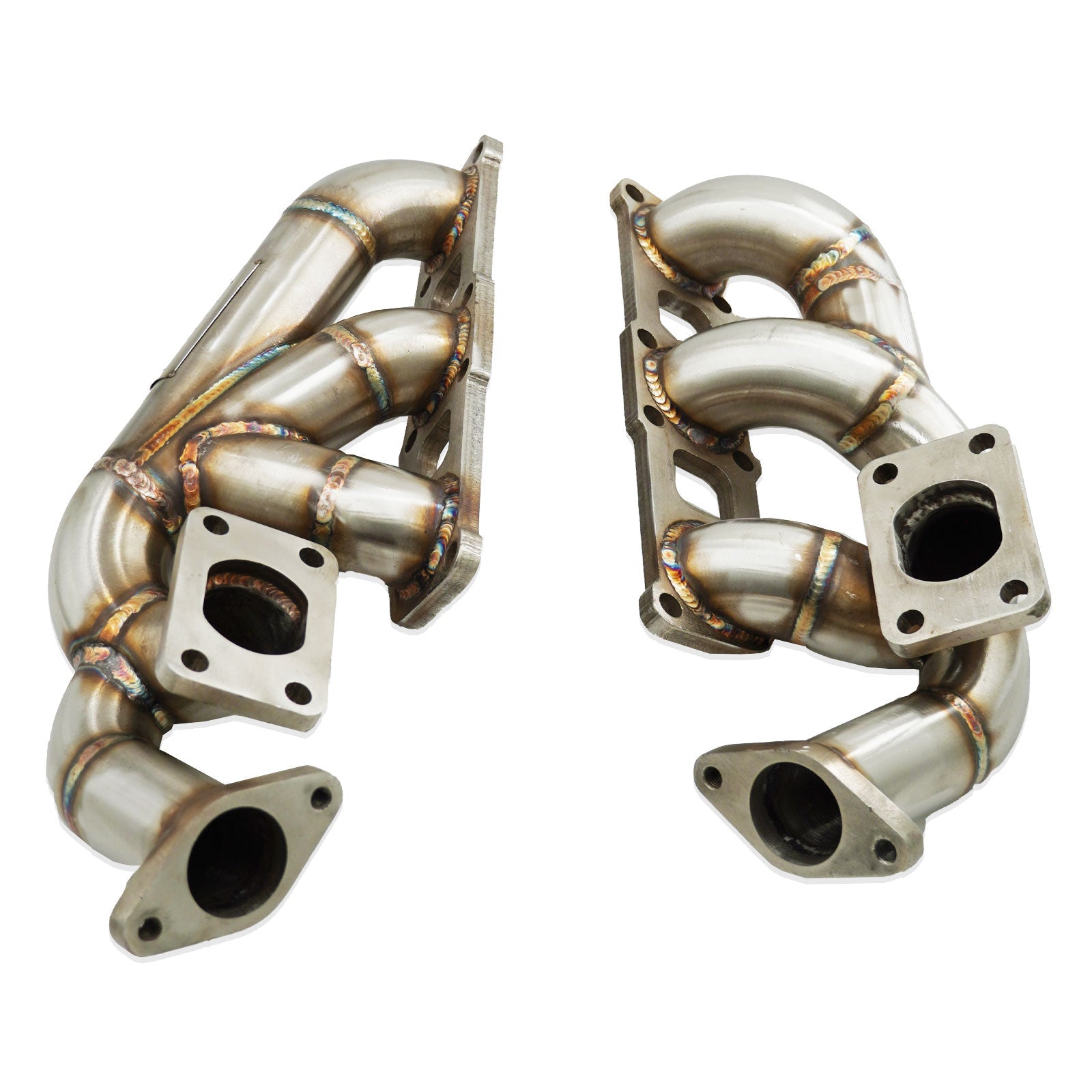 Twin Turbo Manifolds For Nissan 350Z Fairlady Infiniti G35 VQ35 T25 38MM - Bull Boost Performance