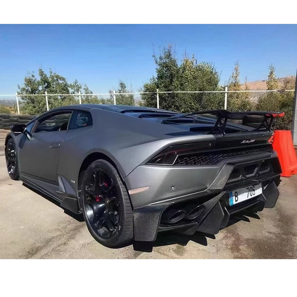 VRS Style Forged Carbon Fiber Body Kit for Lamborghini Huracan LP580 LP610 EVO Tecnica - Bull Boost Performance