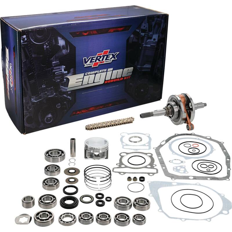 Vertex Pistons 04-13 YFM 350 Raptor/87-04 YFM 350 X Warrior Complete Engine Rebuild Kit