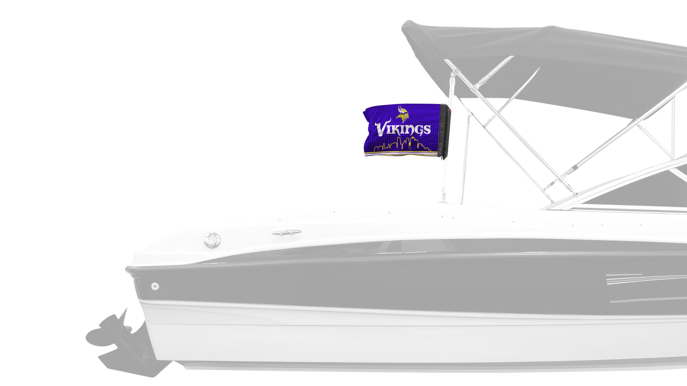 Minnesota Vikings 11"x17" Forever Wave Flag for Boats