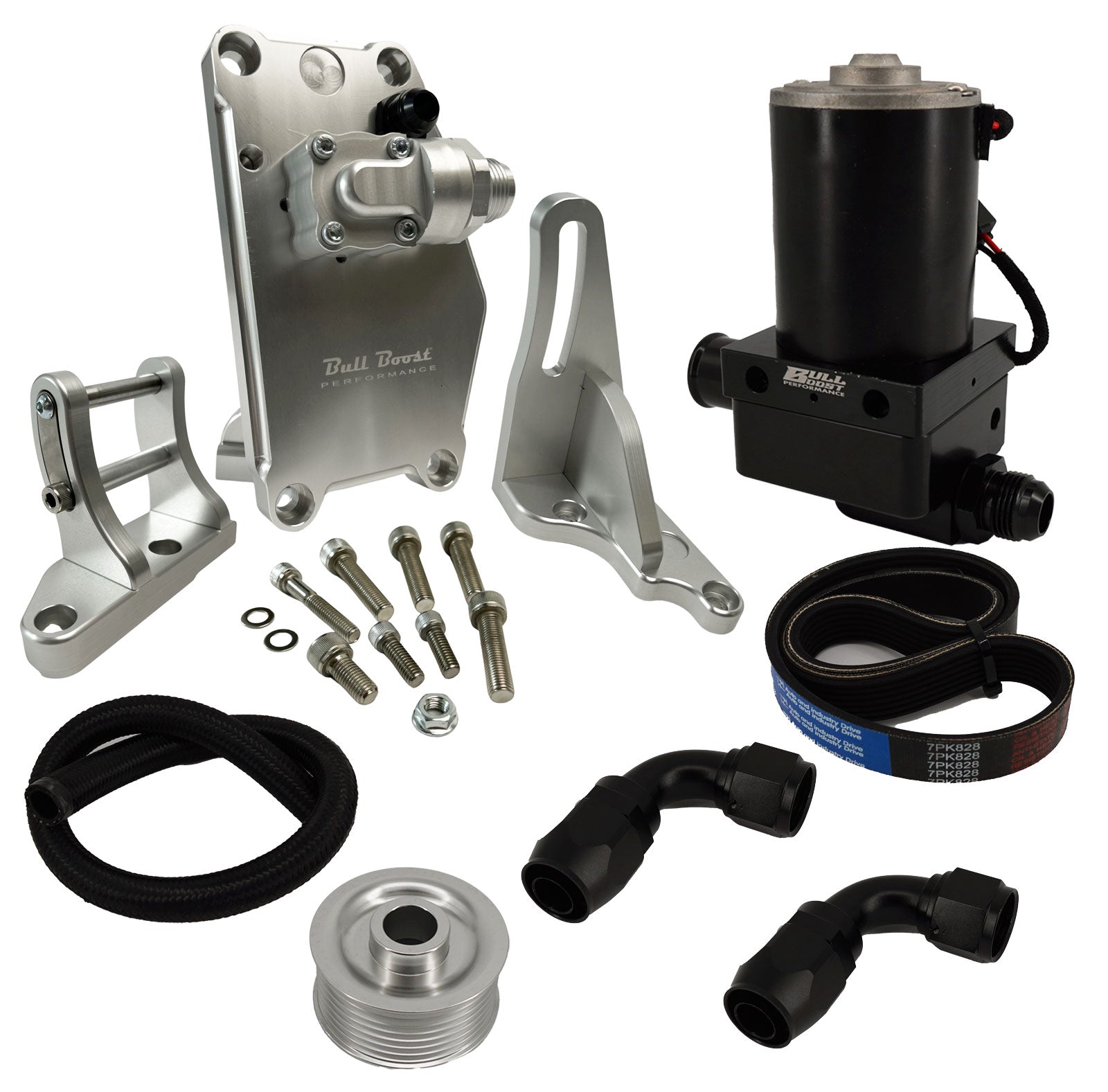 Billet K20 K24 K Series Electric Water Pump Plate Kit Alternator Bracket Fitting - Bull Boost Performance