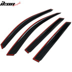 2007-2013 Acura MDX Visor Windows Rain Guard Acrylic Slim Style Smoke