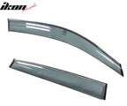 2009-2017 Audi Q5 8R Side Window Visors w/ Chrome Trim PC Injection