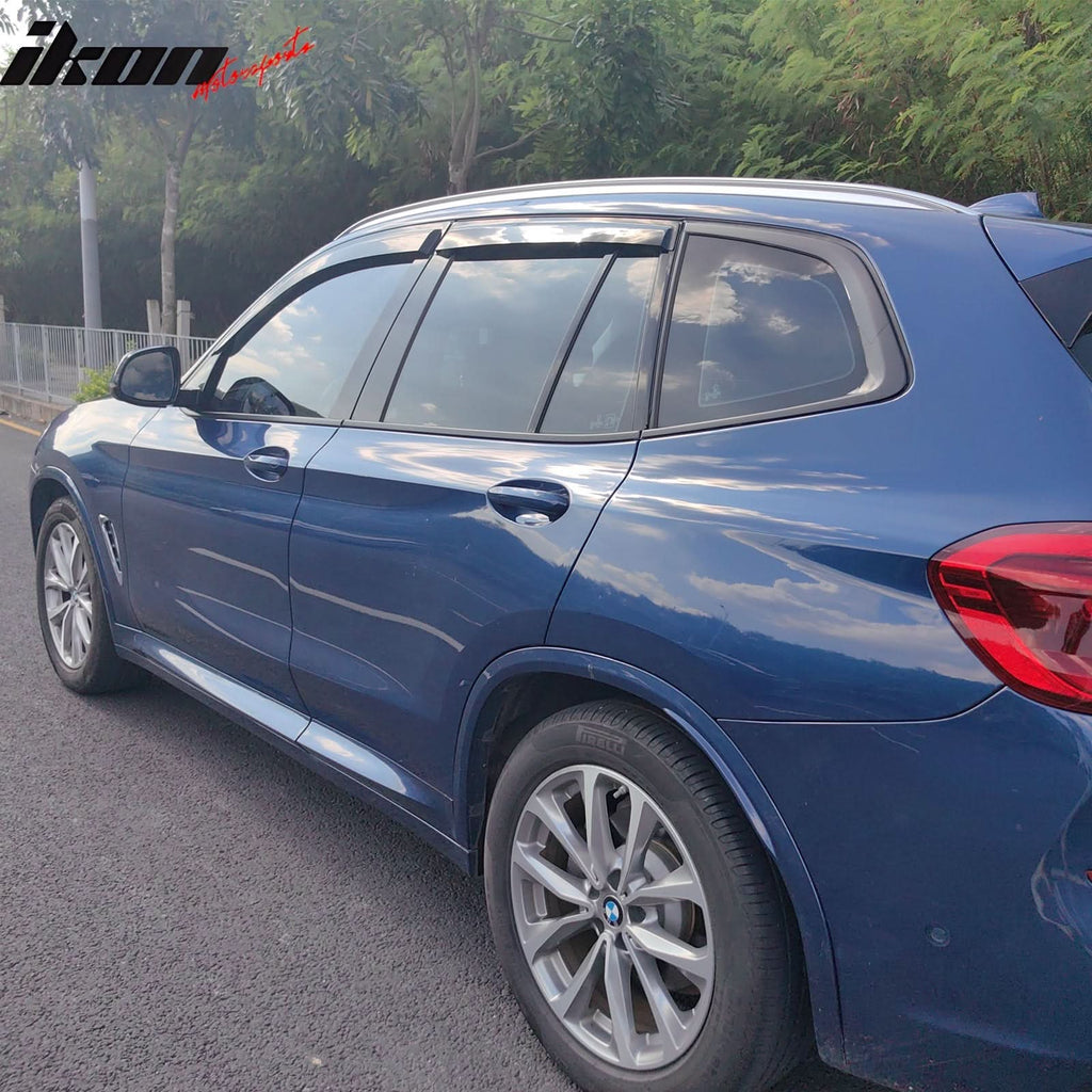 2018-2024 BMW G01 X3 4PCS Tape on Window Visors Vent Rain Sun Guards