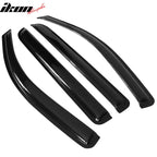 2014-2019 Chevrolet Silverado GMC Sierra  Crew Cab Slim Window Visor