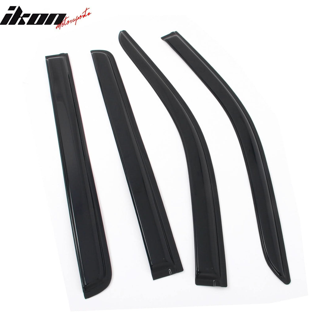 2019-2025 Chevy Silverado & GMC Sierra 1500 Crew Cab 4PC Window Visors