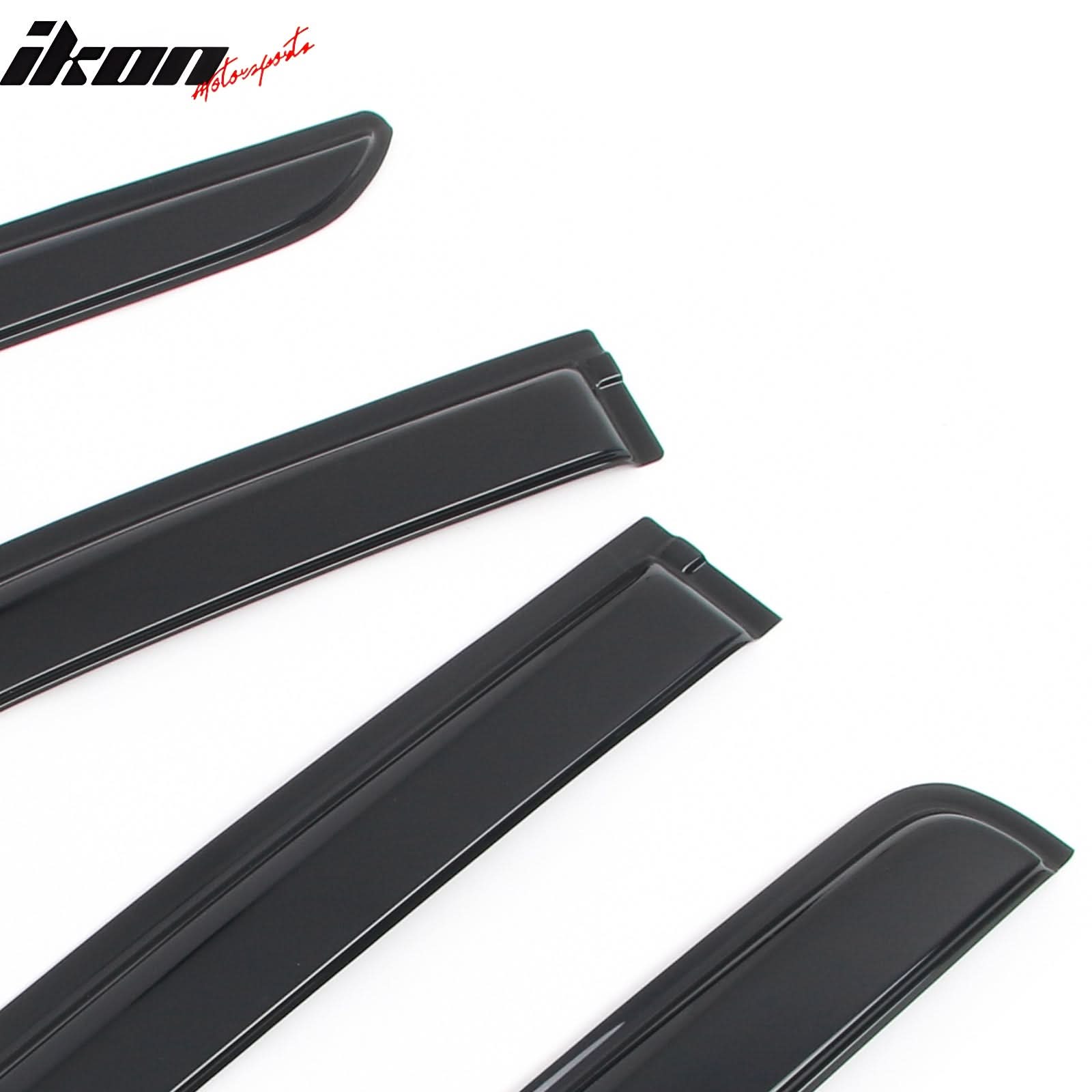 2019-2025 Chevy Silverado & GMC Sierra 1500 Crew Cab 4PC Window Visors