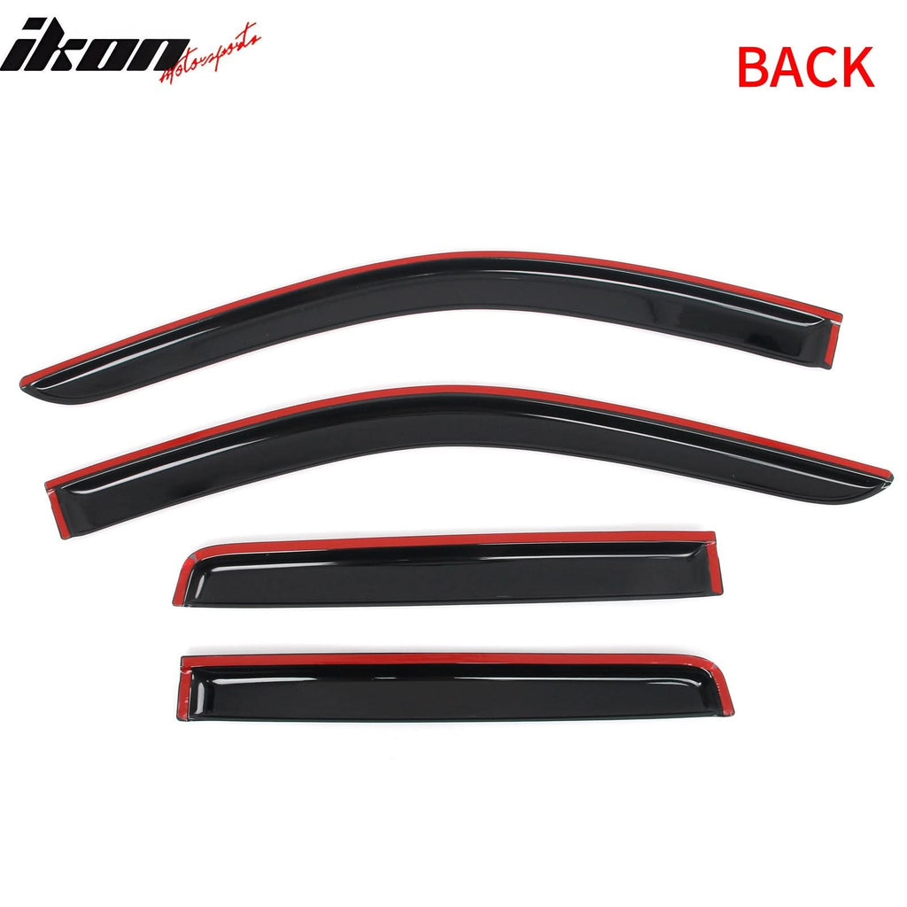2019-2025 Chevy Silverado & GMC Sierra 1500 Extended Cab Window Visors