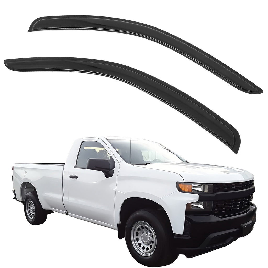 2019-2025 Chevy Silverado & GMC Sierra 1500 Standard Cab Window Visors