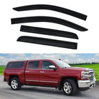 2015-2022 Chevy Colorado GMC Canyon Crew Cab 4Pc Window Visor Acrylic
