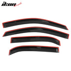 2010-2017 Chevy Equinox Slim Style Smoke Window Visors Guard Acrylic