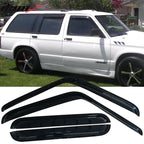 1991-1994 Chevy S10 Blazer 4-Door Smoke/Tinted Window Visors Acrylic