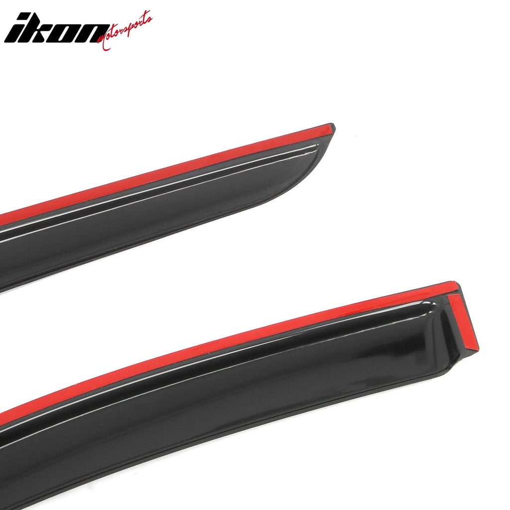 2019-2025 Cadillac XT4 4PCS Tape on Window Visors Vent Rain Sun Guards