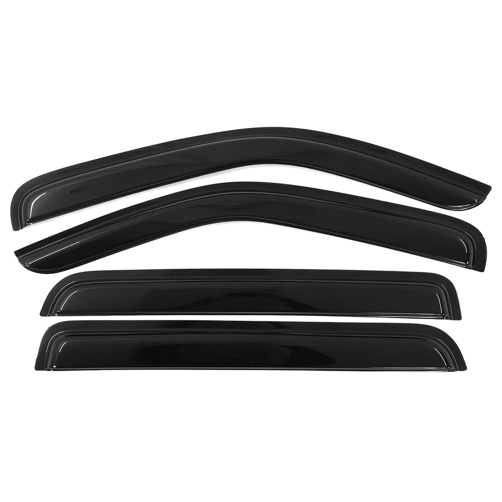 2007-2011 Dodge Nitro Slim Style Smoke Tinted Visor Windows Acrylic
