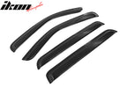 2007-2011 Dodge Nitro Slim Style Smoke Tinted Visor Windows Acrylic
