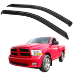 2009-2024 Dodge Ram Slim Style Smoke Tinted Window Visors Acrylic 2PC